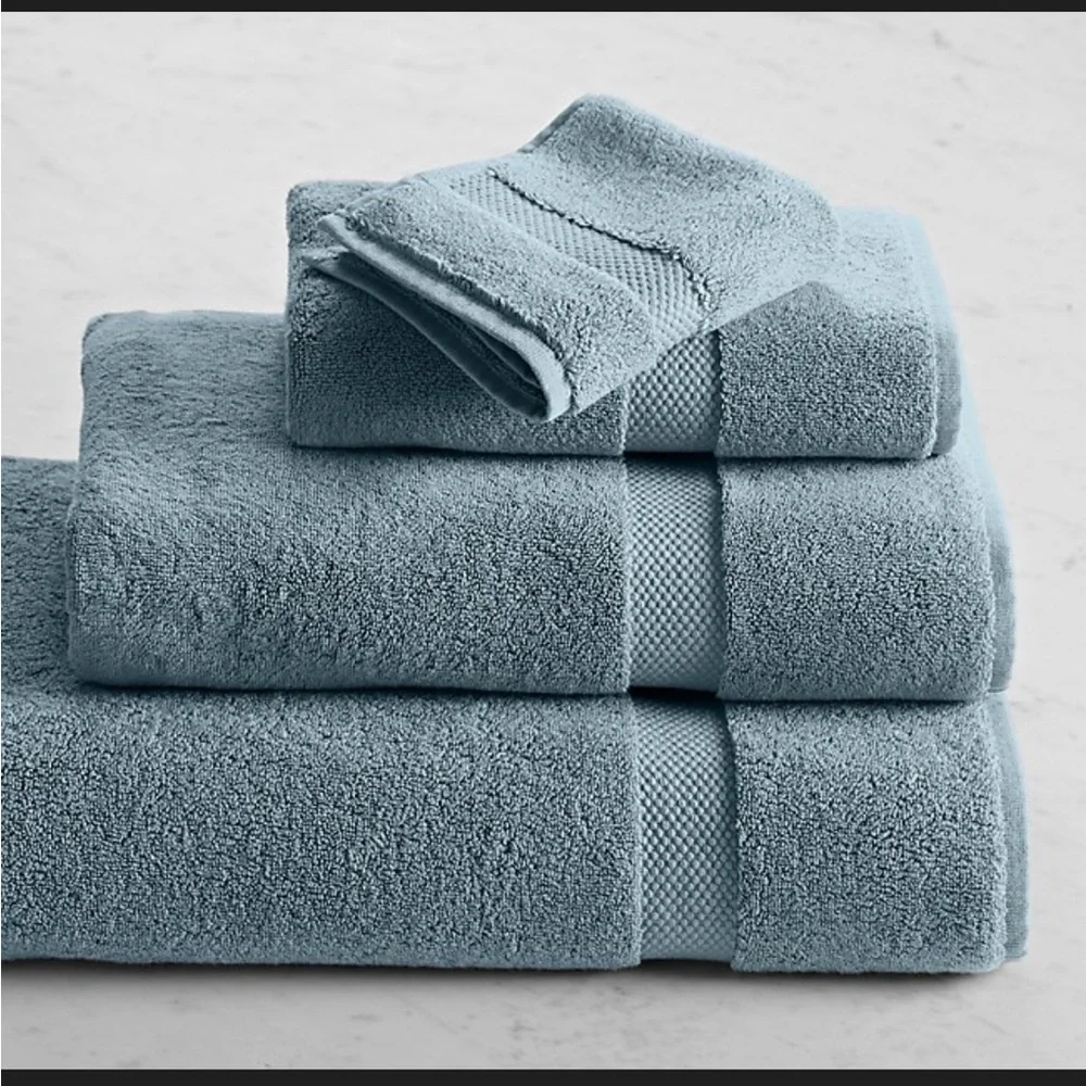 Restoration Hardware French Blue Bath Hand Towel